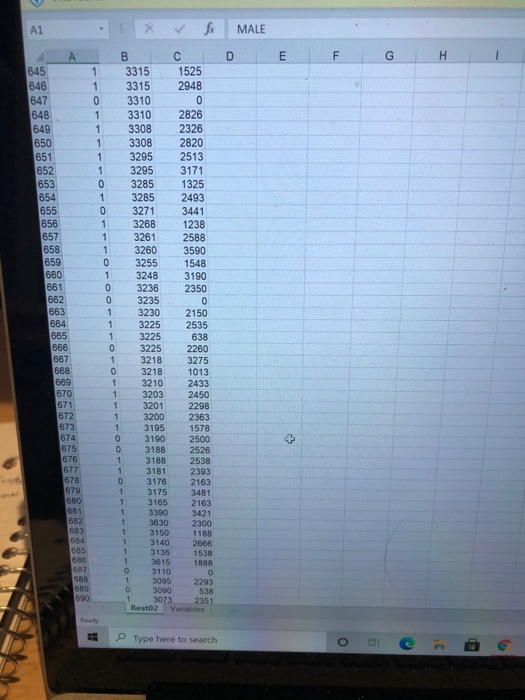 please help. data is attached this is all the