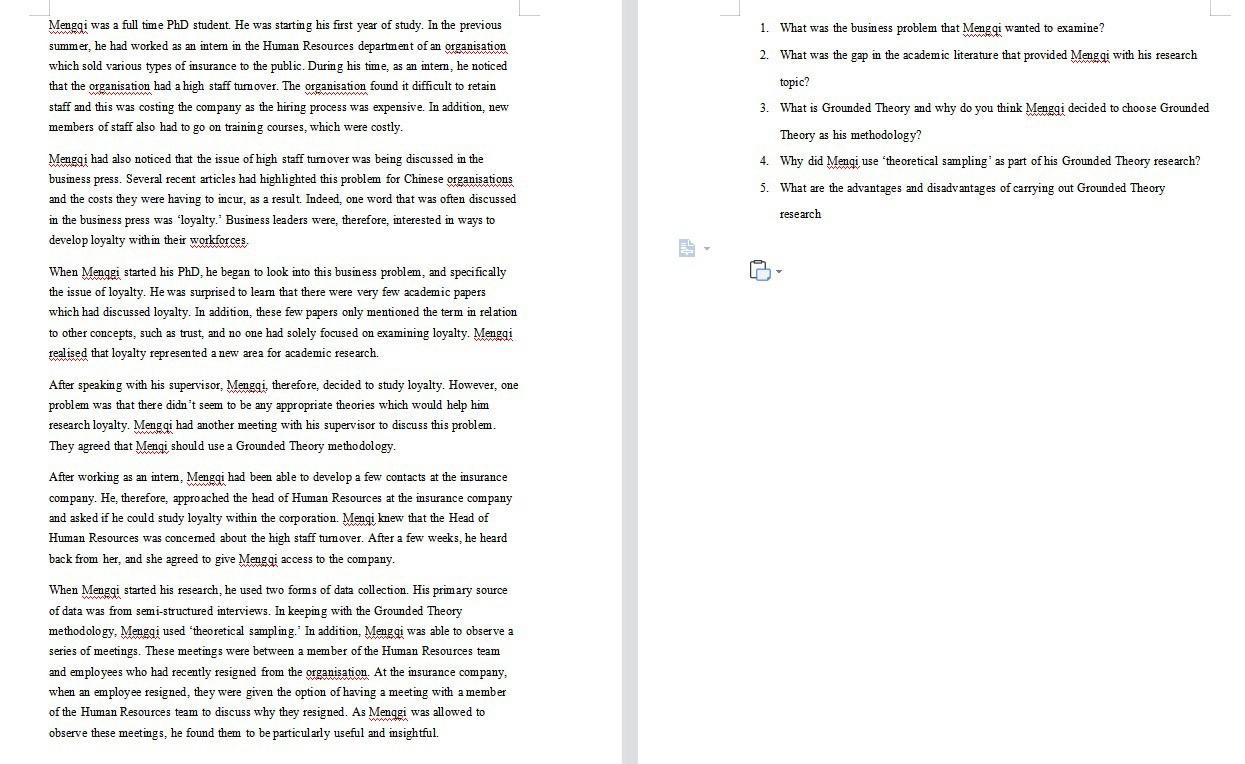 answer all thx. Ifs a case study. Menggi was a