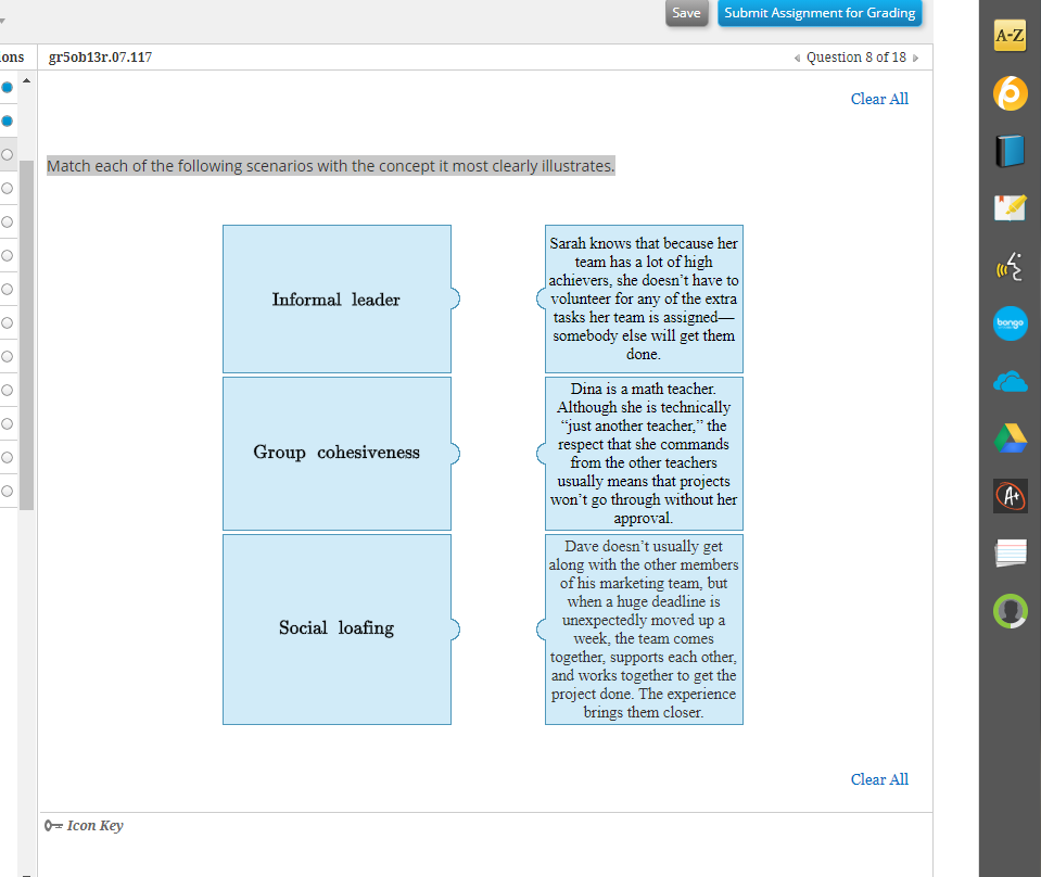 Save Submit Assignment for Grading A-Z cons