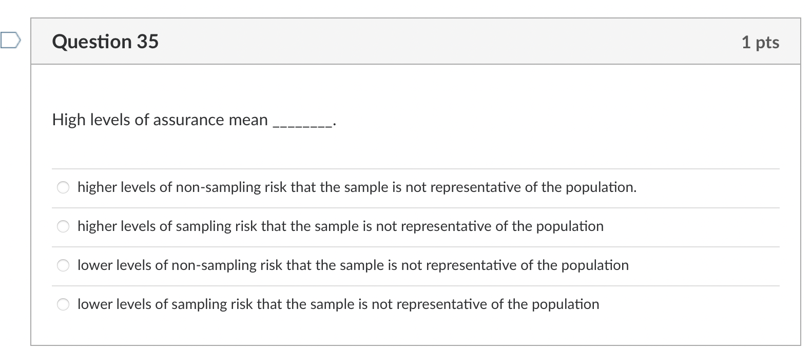 High levels of assurance mean higher levels of