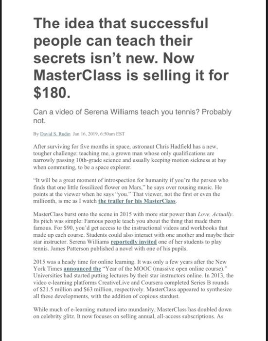 pls answer quest 5 The idea that successful