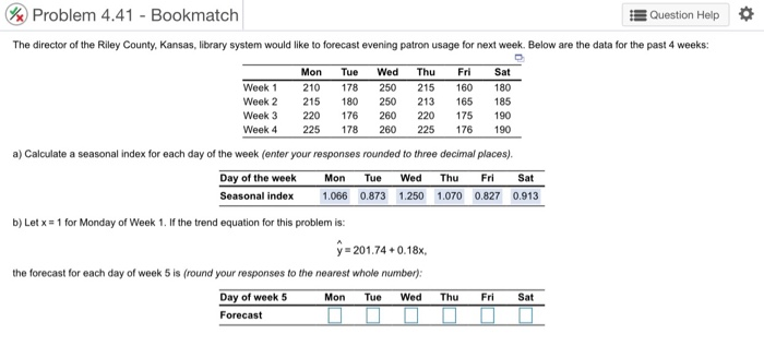 Problem 4.41 - Bookmatch Question Help The