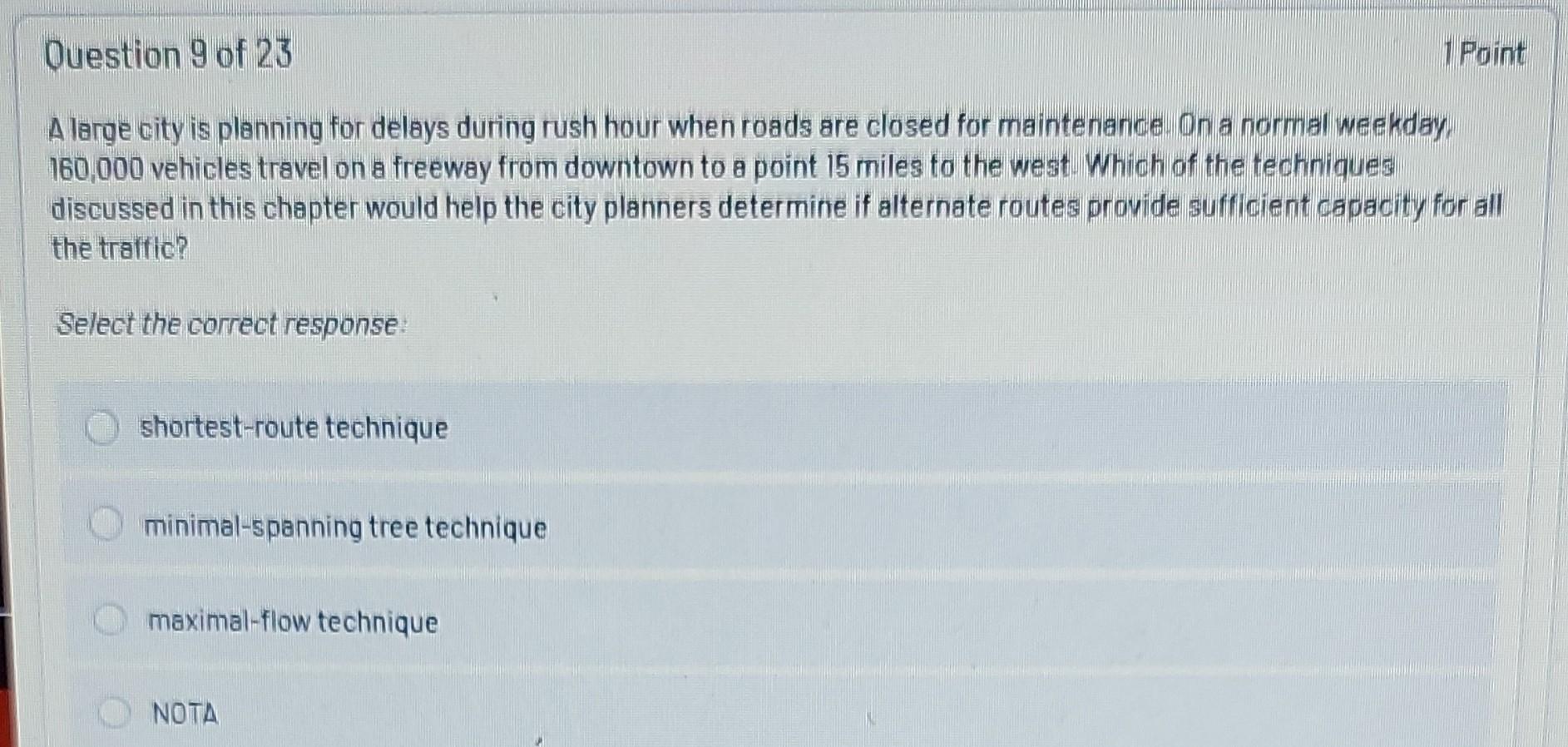 A large city is planning for delays during rush