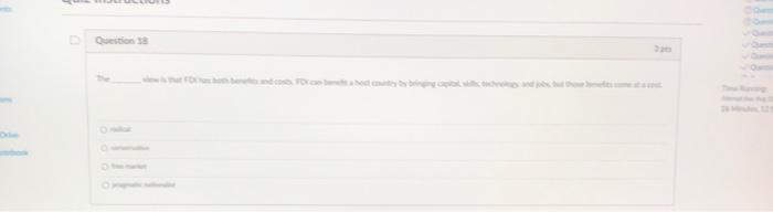 D Question 16 Host governments use a wide range