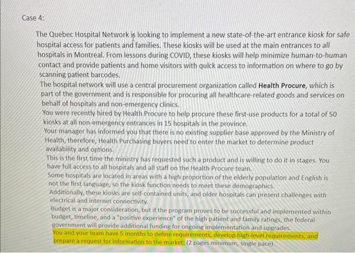 The Quebec Hospital Network is looking to