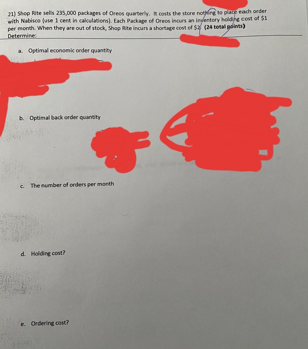 please please solve all parts of this question