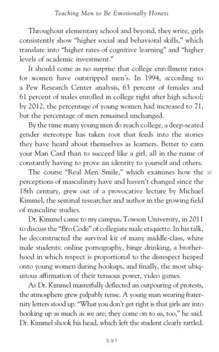 Read two articles to answer two questions 1.