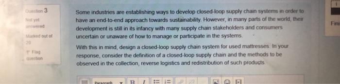 Some industries are establishing ways to develop