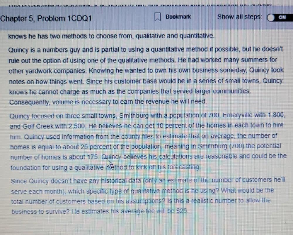 GEREN ER Bookmark Show all steps Chapter 5,