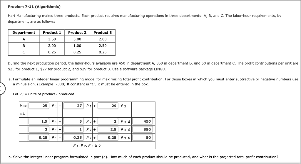Need help with parts b-e. Problem 7-11