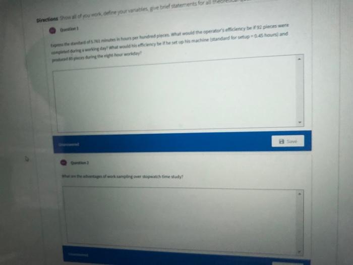 Directions on your define your arties geble