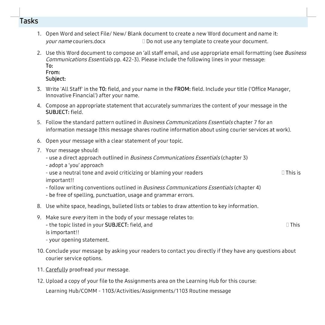 For this assignment, you're going to write an