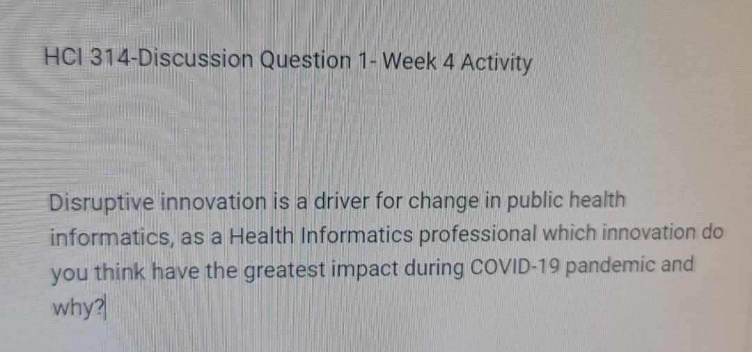 HCI 314-Discussion Question 1- Week 4 Activity
