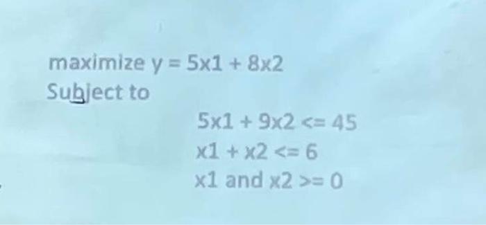 please solve step by step maximize y=51+82