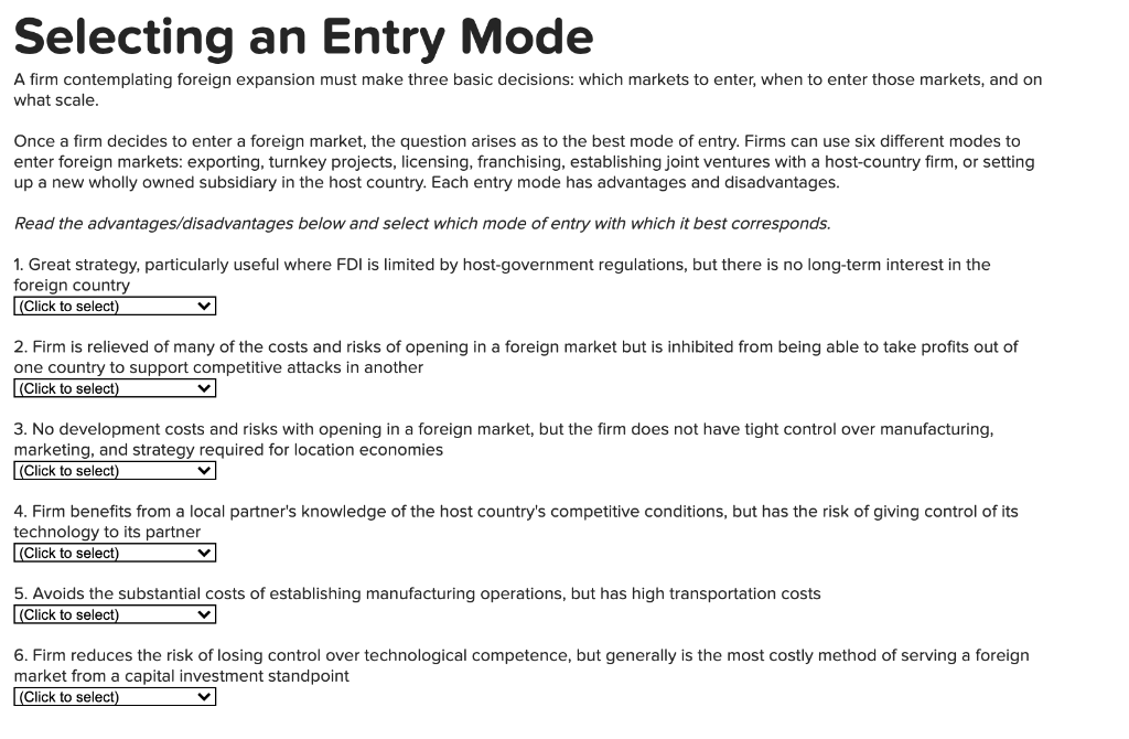 The pull down menu options are exporting, turnkey