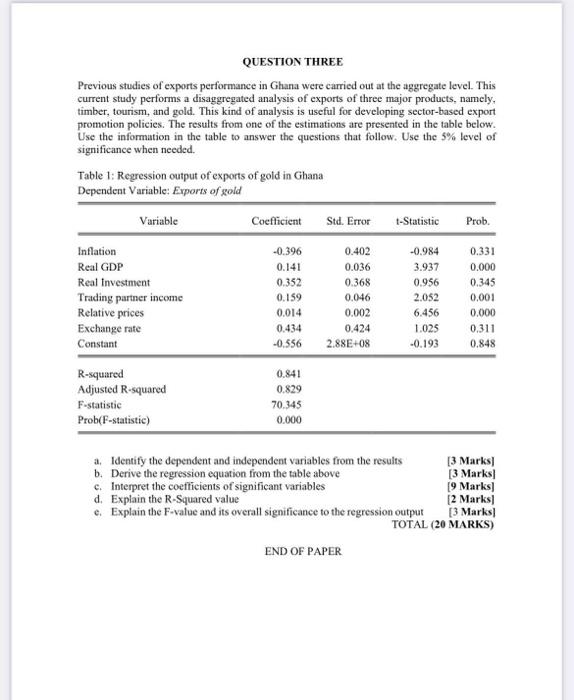 Research Methods QUESTION THREE Previous studies