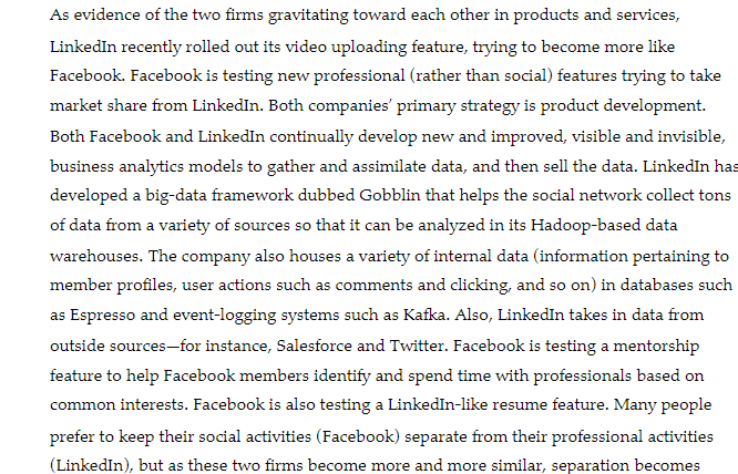 Read the mini case study and write a one-page