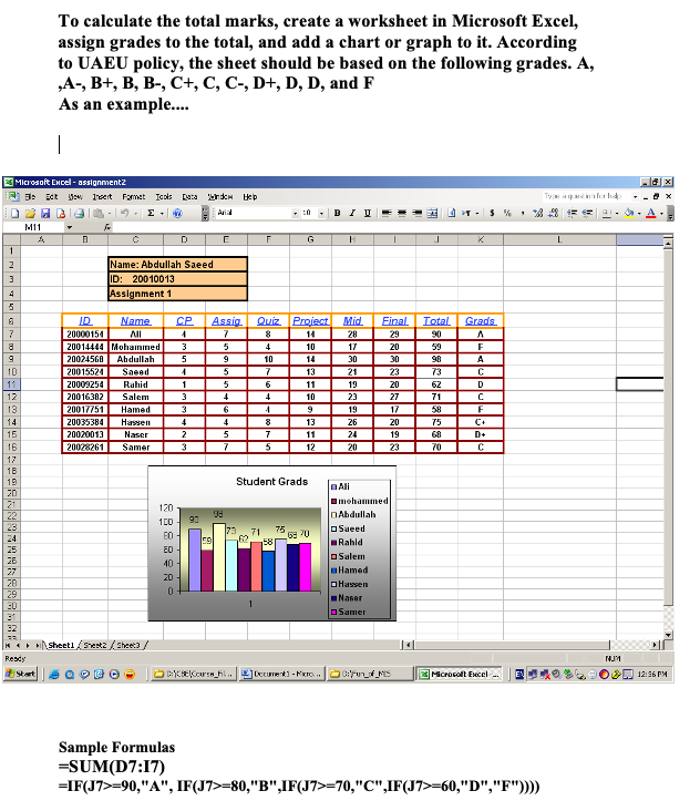 please I want form you to create an excel sheet