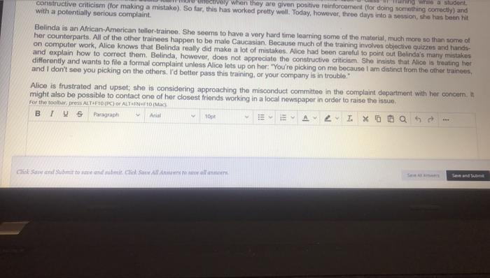 ure 6 points Case study: Performance Appraisal