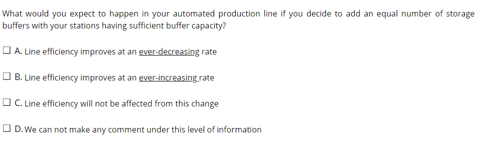 What would you expect to happen in your automated
