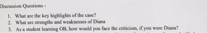 answer the question from the below given case