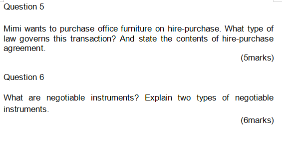 Mimi wants to purchase office furniture on