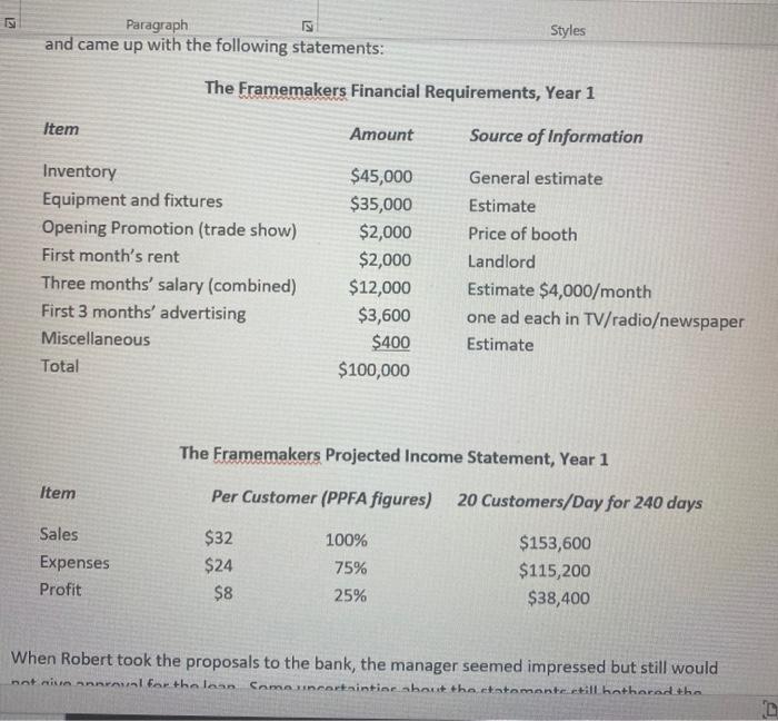 Case Study (20 marks available) Robert and Teresa