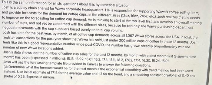 please answer This is the same information for