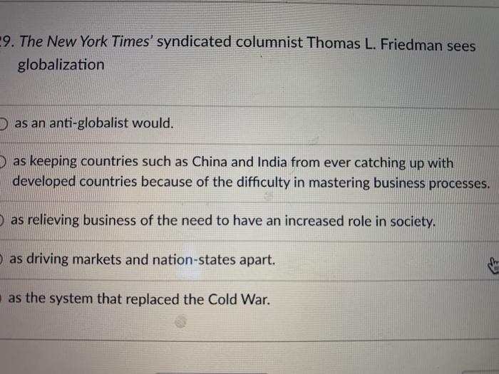 -9. The New York Times' syndicated columnist