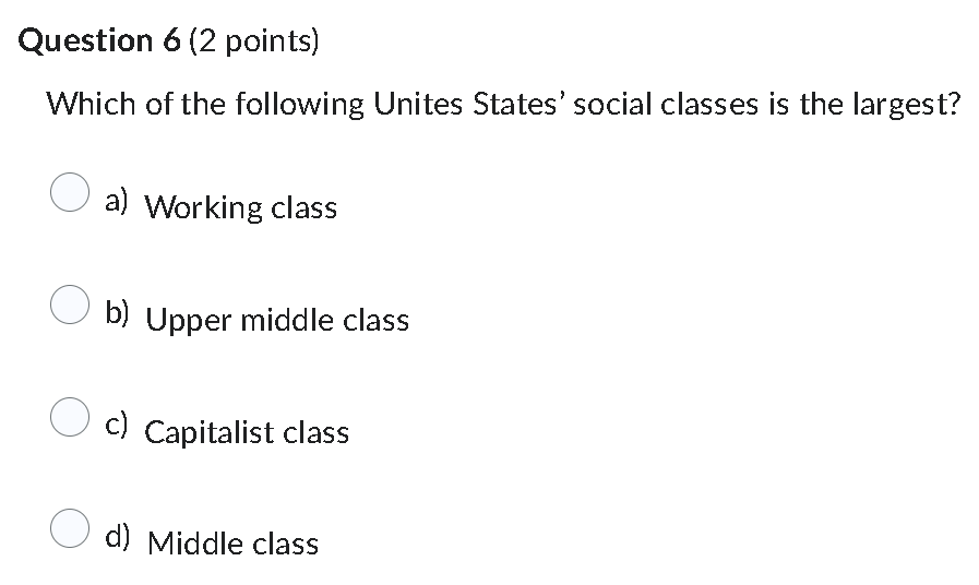 Which of the following Unites States' social