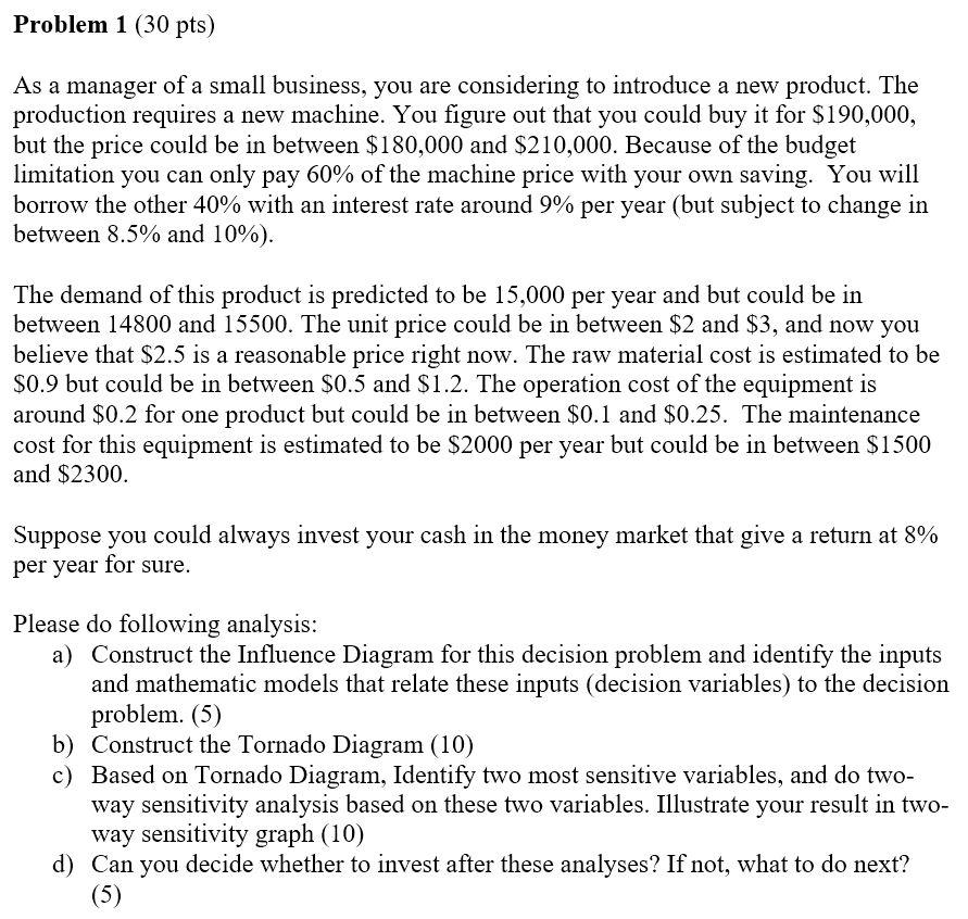 Can someone please help me with my Manufacturing