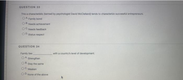 This a characteristic (termed by psychologist