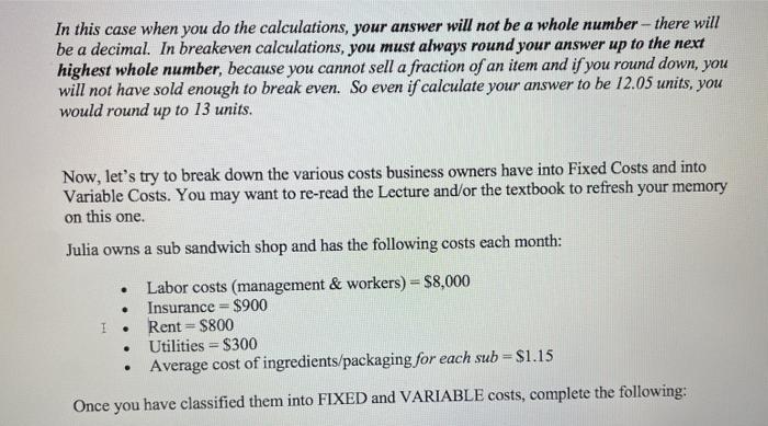 Marketing Question 5. Julia decides to reposition