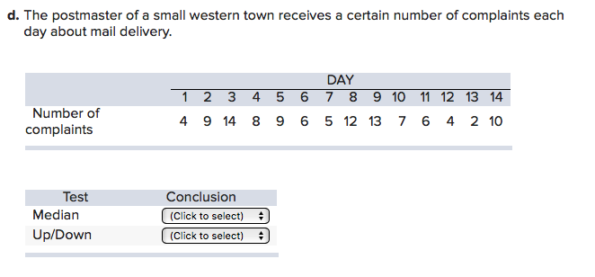 RANDOM OR NON-RANDOM FOR BELOW? Problem 10-14
