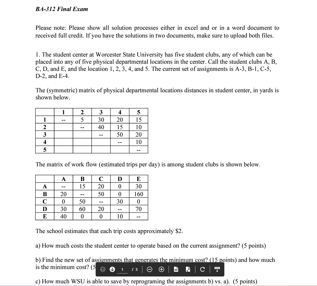 Please note: Please show all solution processes