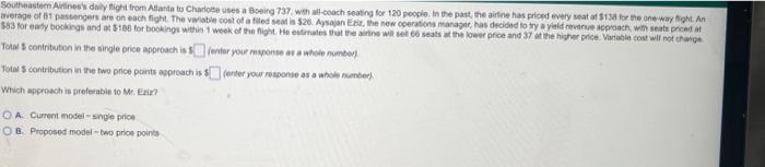 Total S contritution in the single price approach