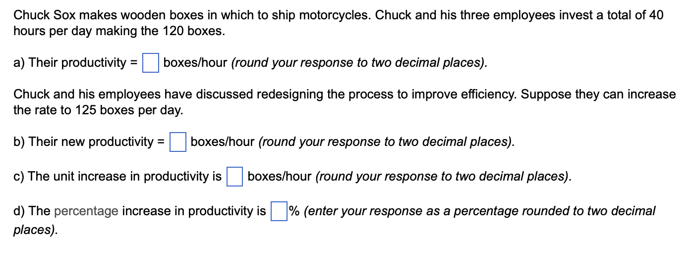 Chuck Sox makes wooden boxes in which to ship