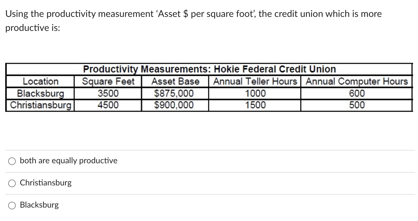 1. 2. 3. Using the productivity measurement