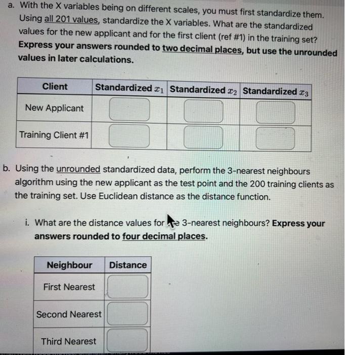 Humber Credit Union uses a 3-nearest neighbours