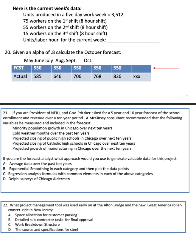 lease please please answer them all! 19. John