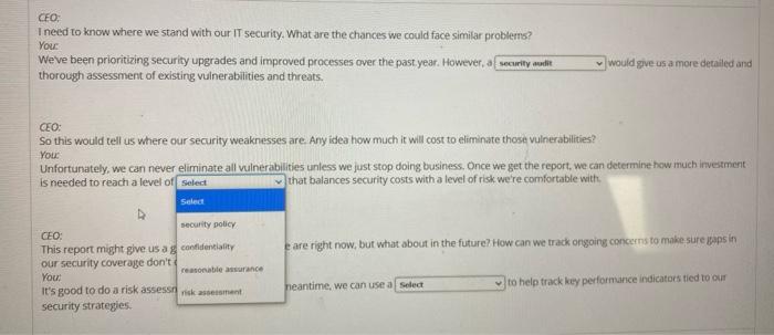help with this please. the next part the options
