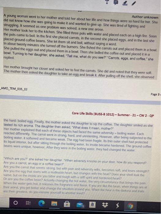 conclusion about this story 0 Author unknown A