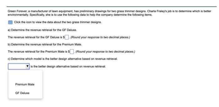 Green Forever, a manufacturer of lawn equipment,