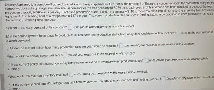 Emarpy Appliance is a company that produces all