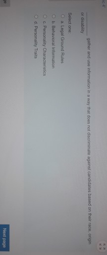 gather and use information in a way that does not