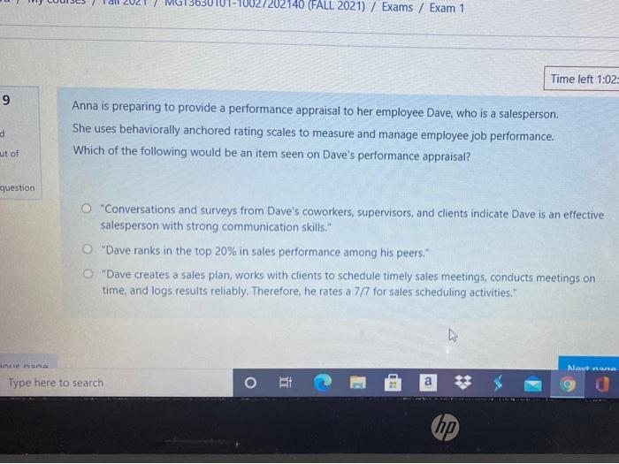 MG 030101-10 1202140 (FALL 2021) / Exams / Exam 1