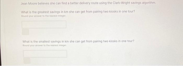 Jean Moore delivers pizza ingredients from her