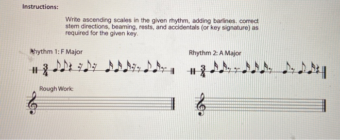 it is a music question Instructions: Write