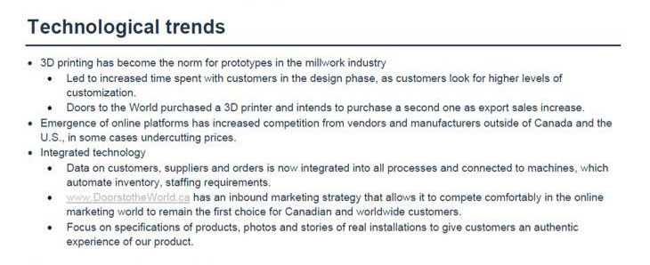 Identify or describe the Competitive and