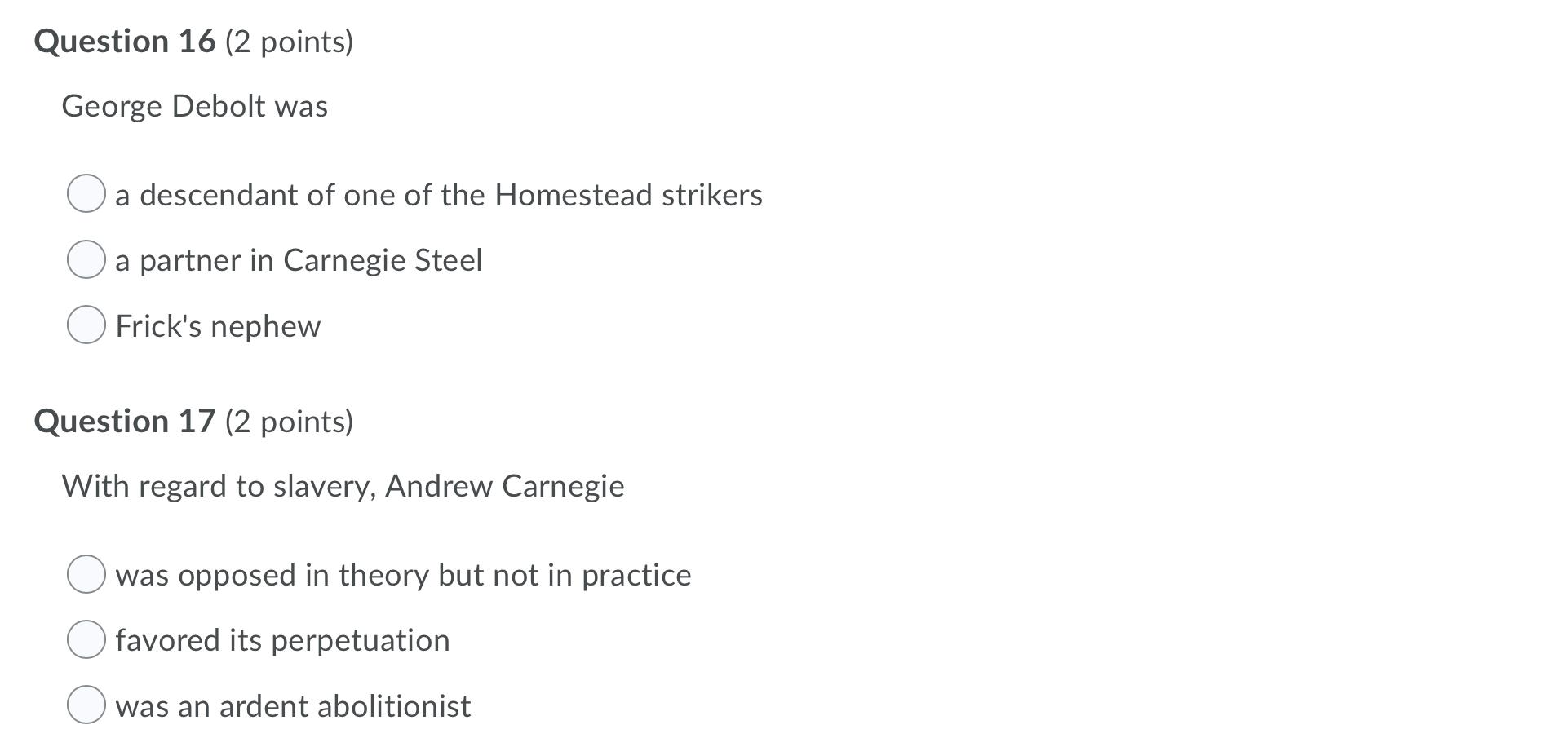 Question 13 (2 points) According to the